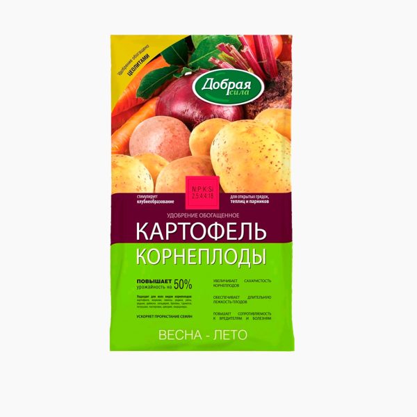 Удобрение обогащенное картофель, корнеплоды, 0.9 кг. Добрая сила