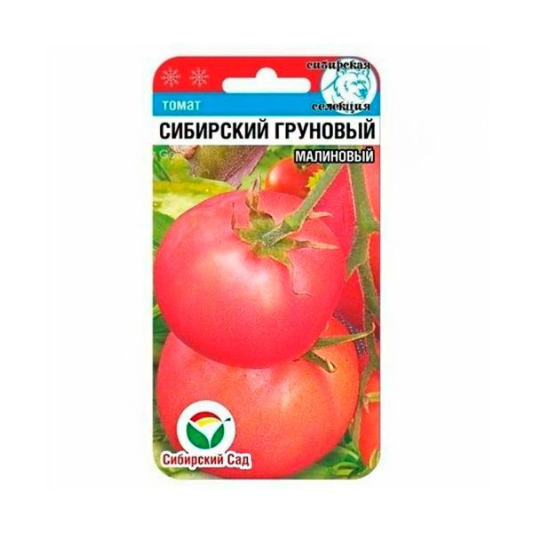 Томат Сибирский Грунтовой Малиновый